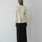 peplum zip knit tops