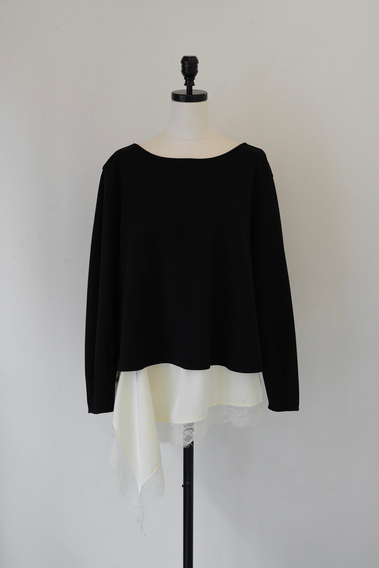 lace hem layered tops – Acka online store