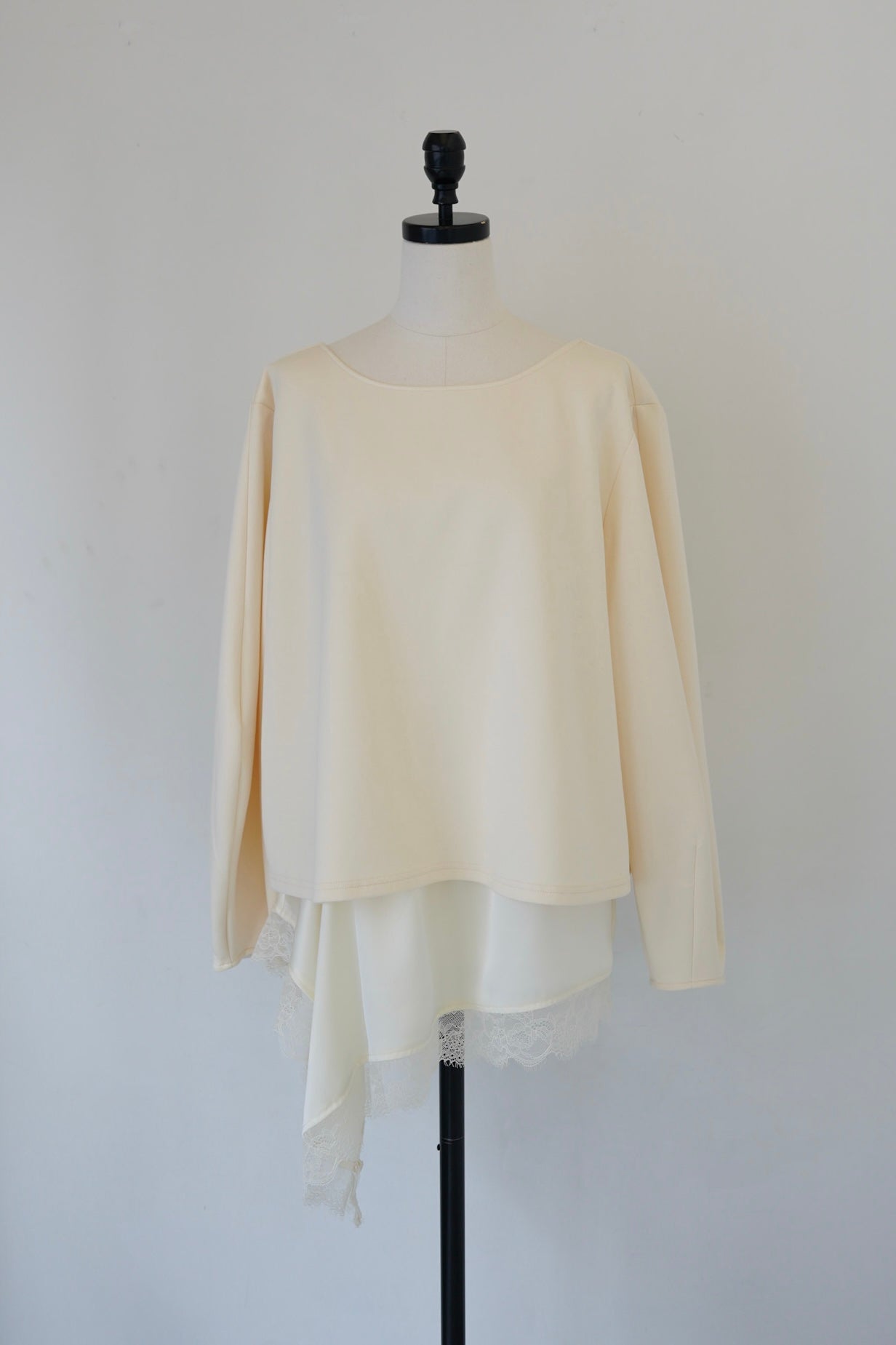 lace hem layered tops – Acka online store