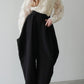 cocoon tuck pants
