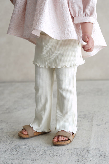 ［kids］skirt layered pants
