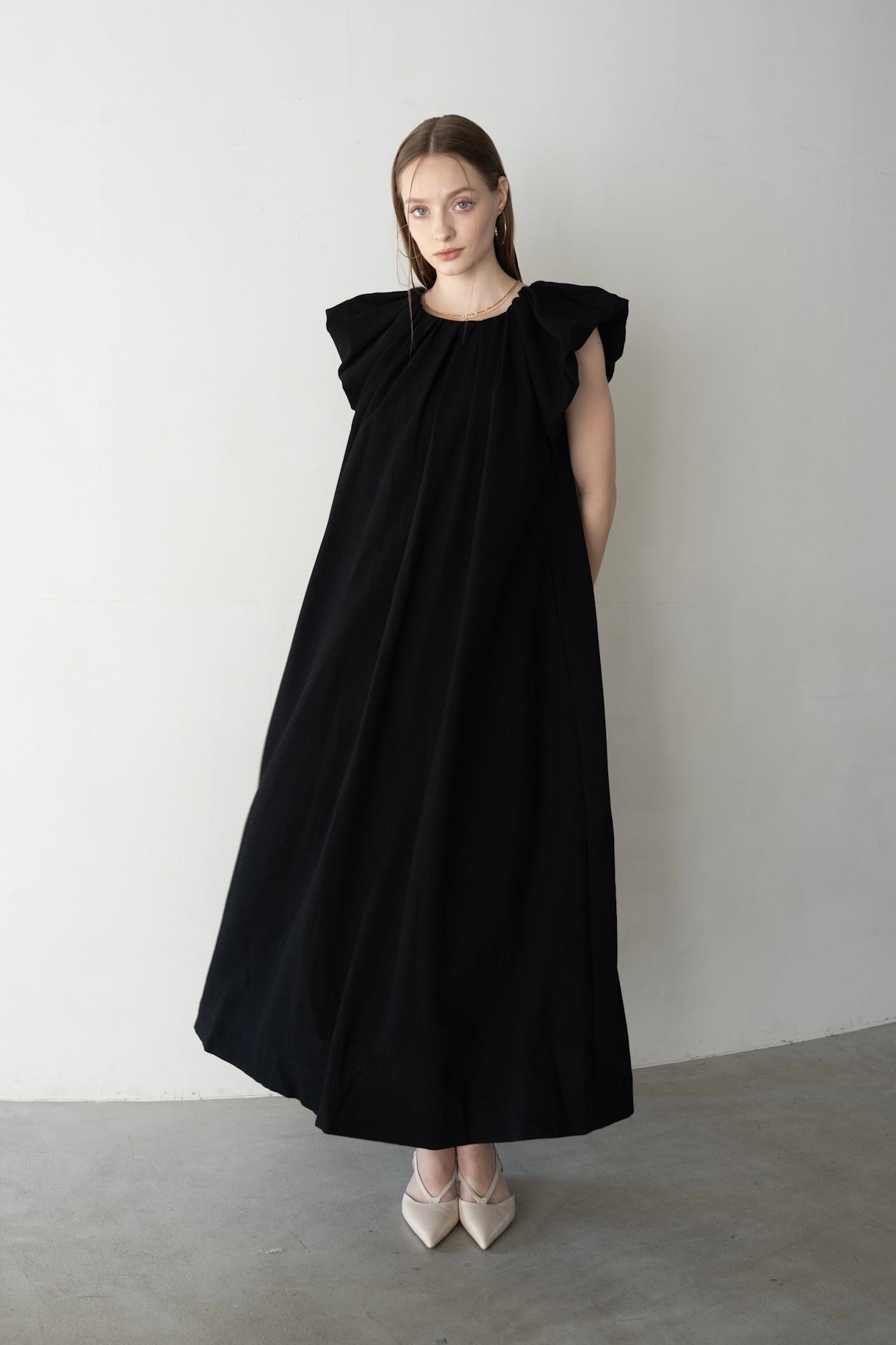 ワンピース acka kids drape one-piece drape one-piece – Acka online store