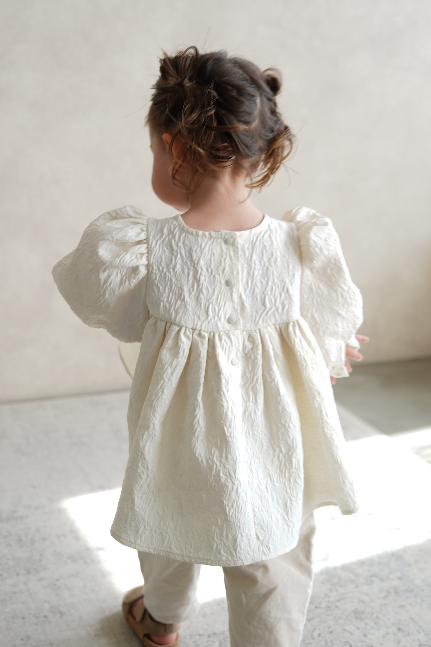 ［kids］fleur balloon blouse