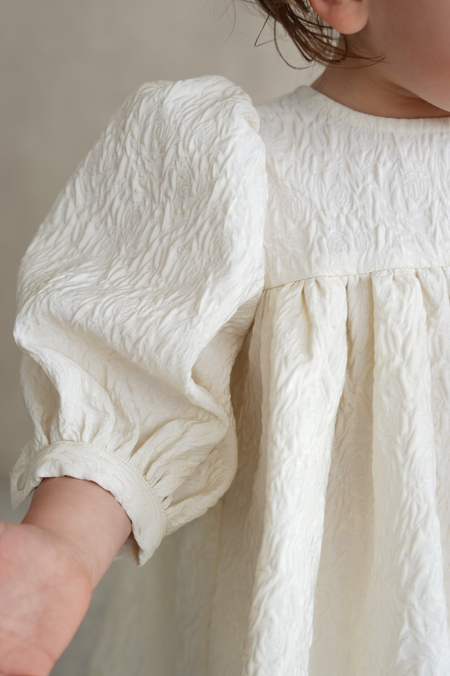 ［kids］fleur balloon blouse