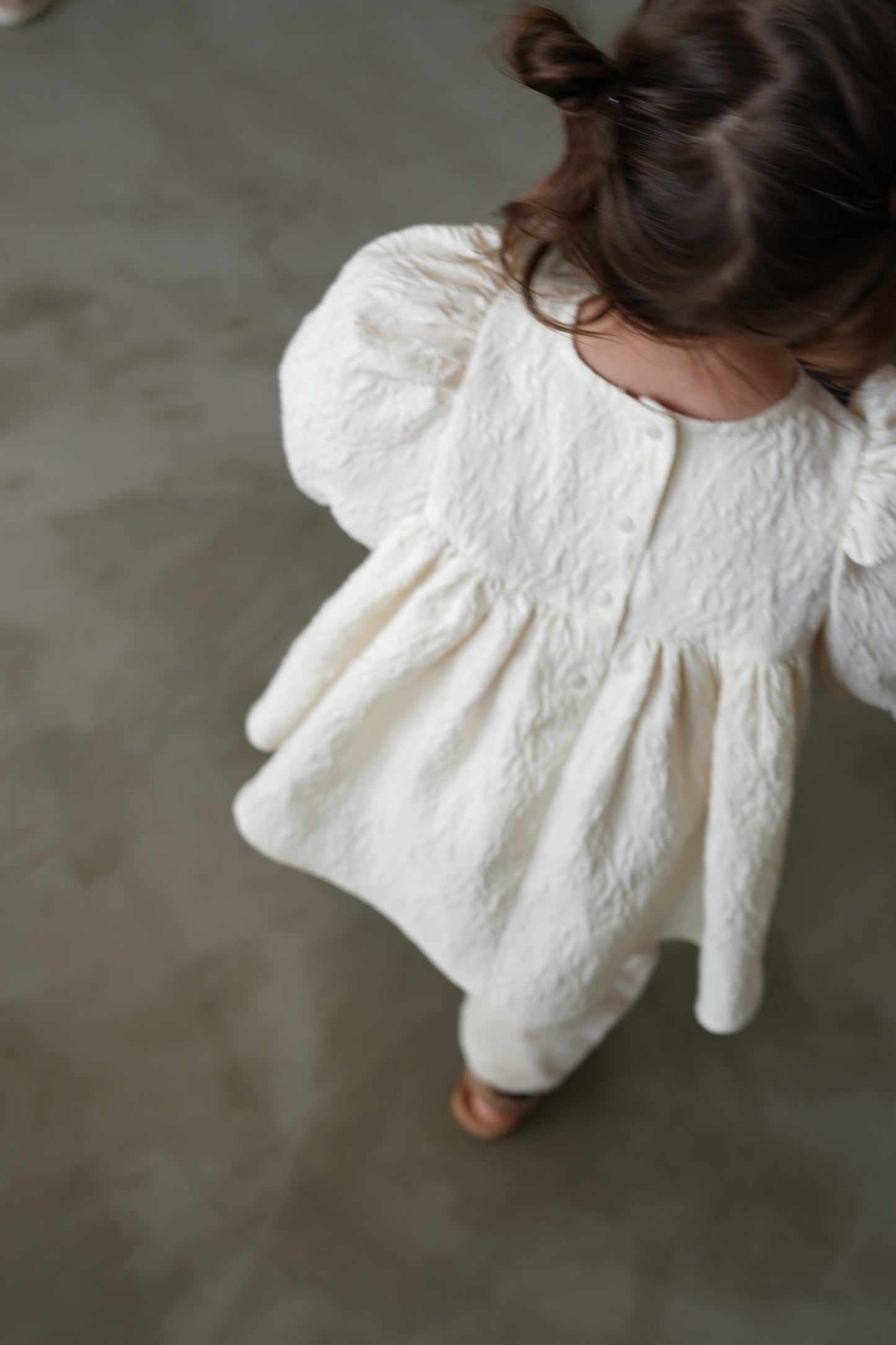 ［kids］fleur balloon blouse