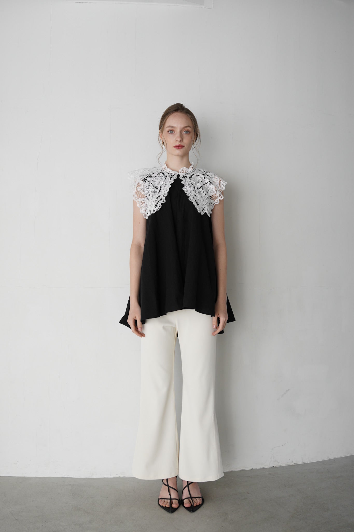 acka classic lace collar tops トップス　レース classic lace collar tops – Acka online store