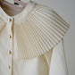 ［kids］pleats collar blouse