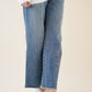 center line denim pants