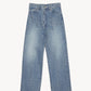 center line denim pants