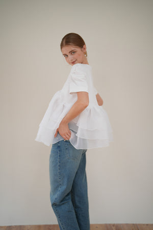 tulle peplum tee – Acka online store