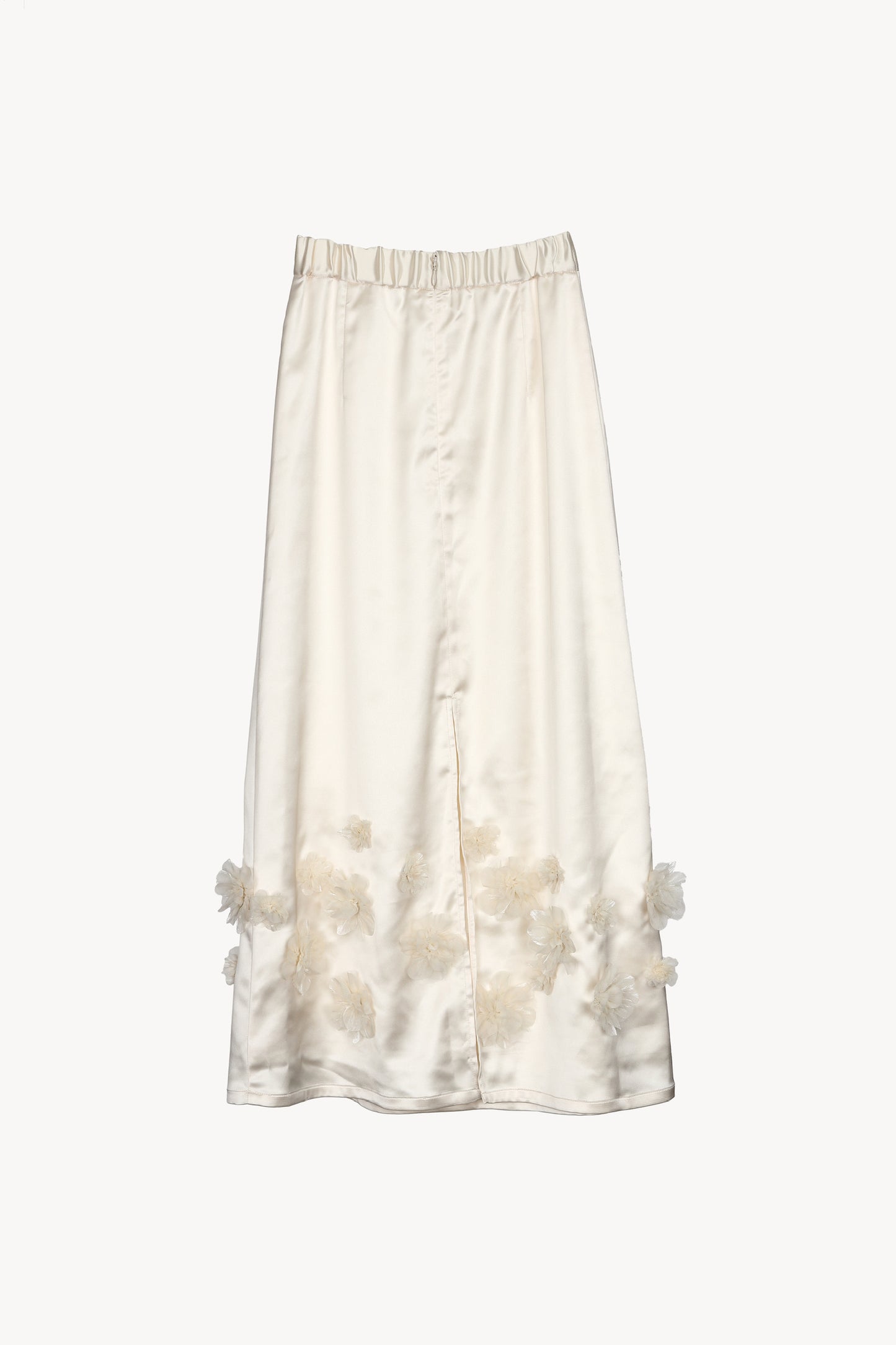 satin flower skirt