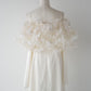 ［Édition］ flower motif tulle dress