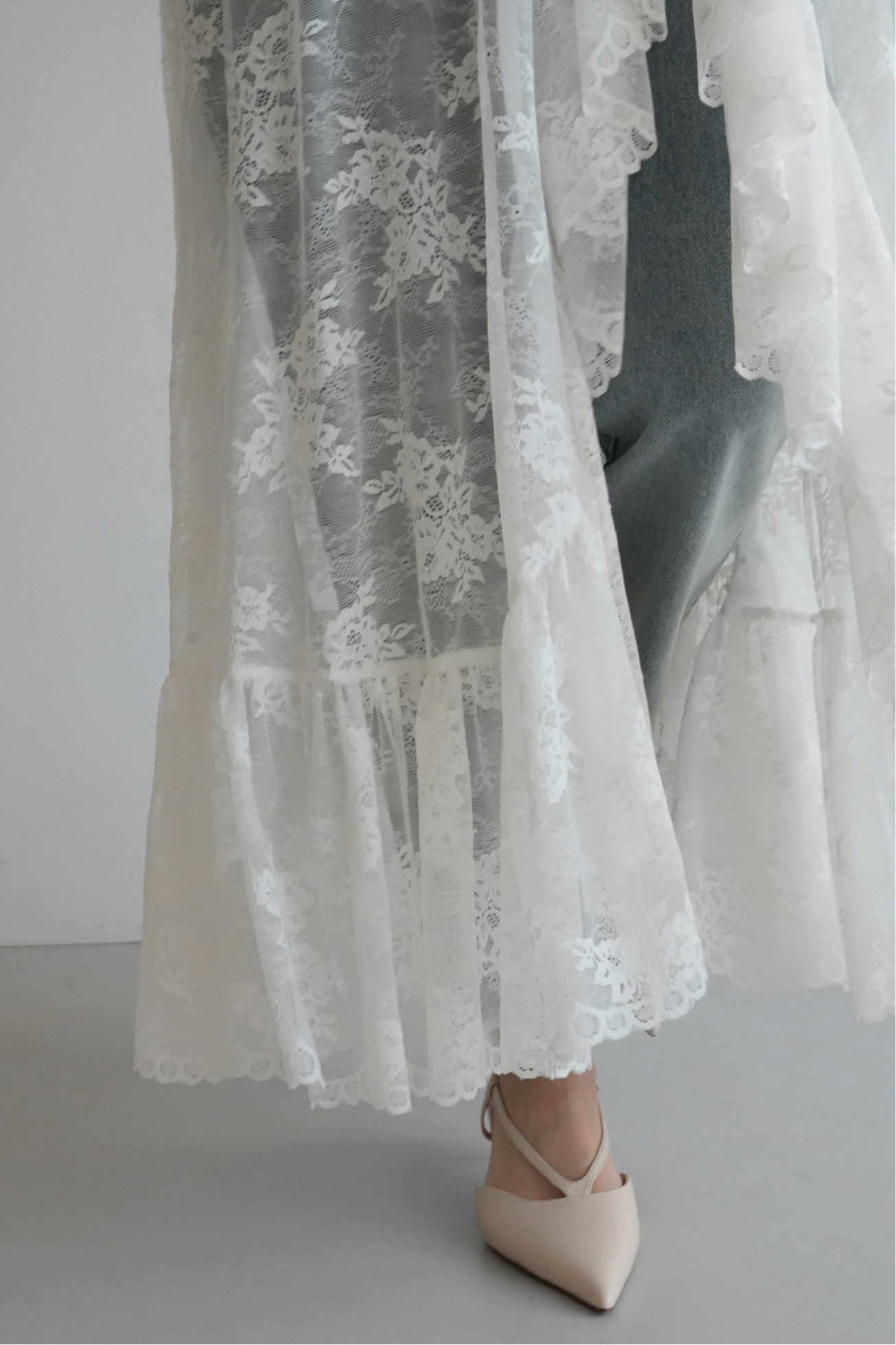 【新品】acka resort camisole one-piece lace camisole one-piece – Acka online store