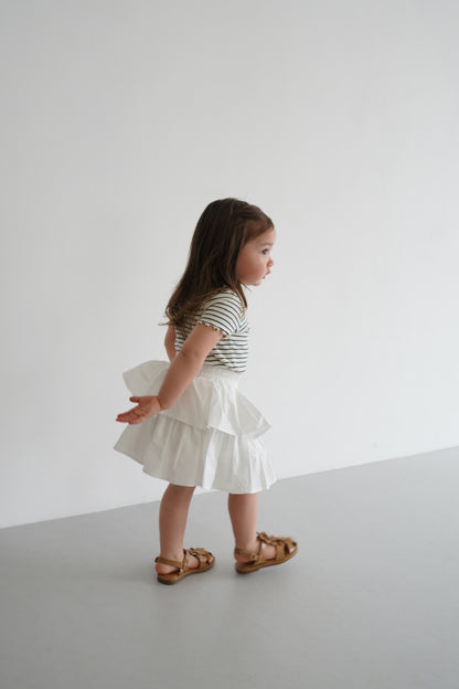 ［kids］frill tiered skirt