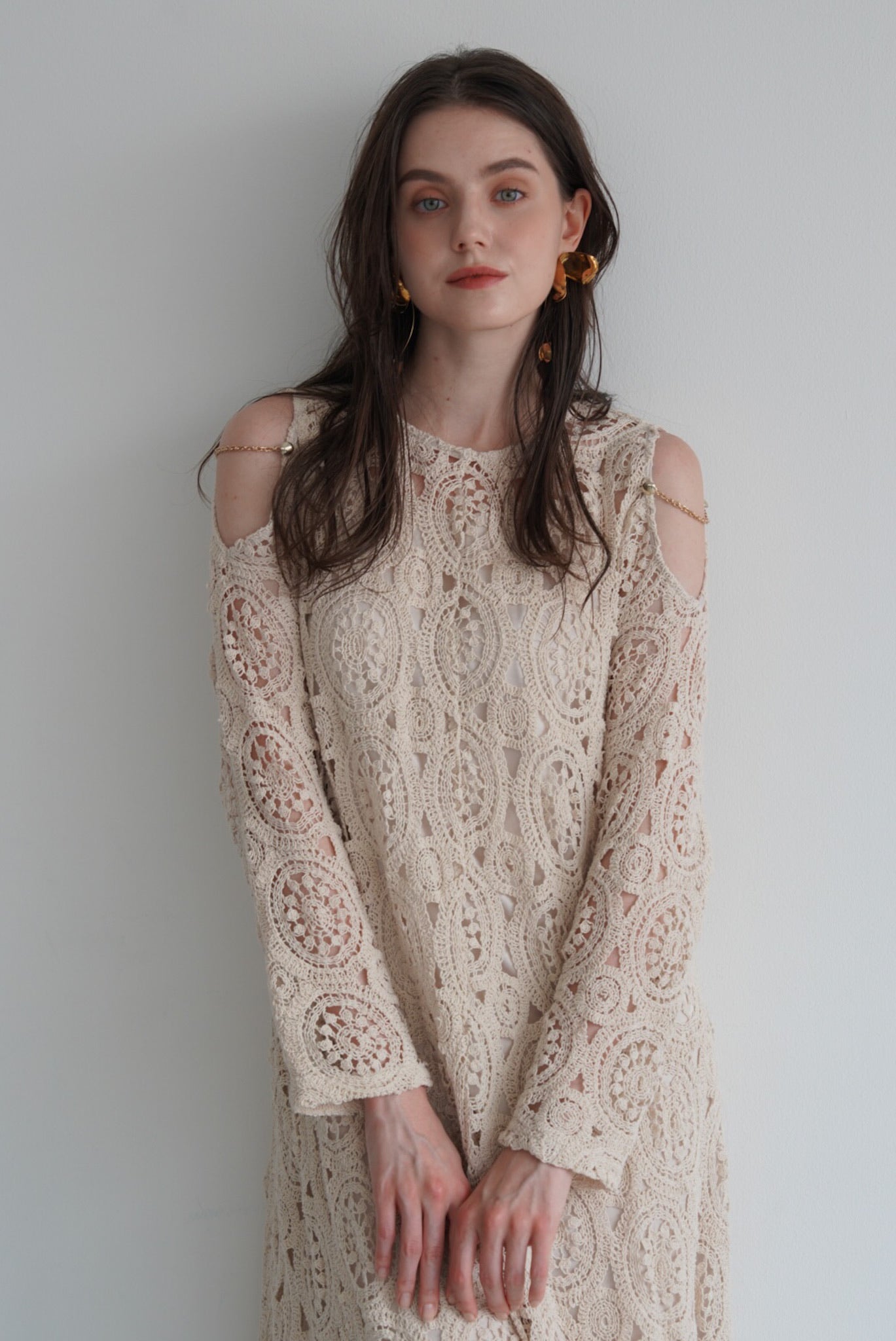 flare chemical lace one-piece