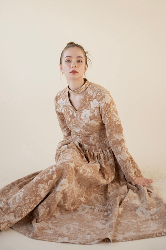 classic flocky dress