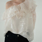 embroidery frill blouse