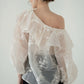 embroidery frill blouse