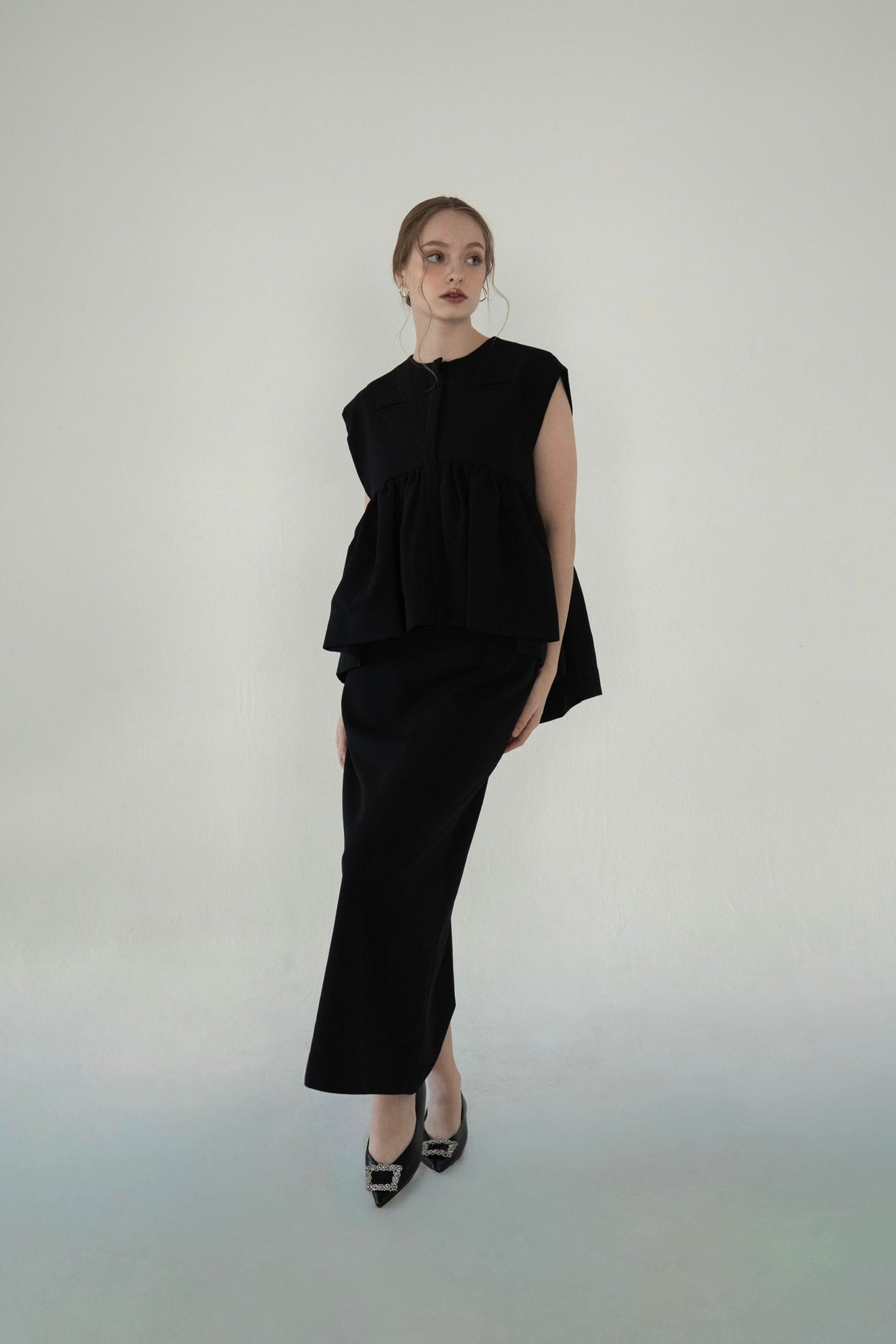 georgette peplum tops – Acka online store