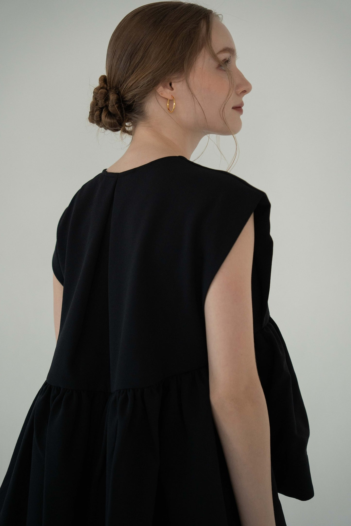 georgette peplum tops