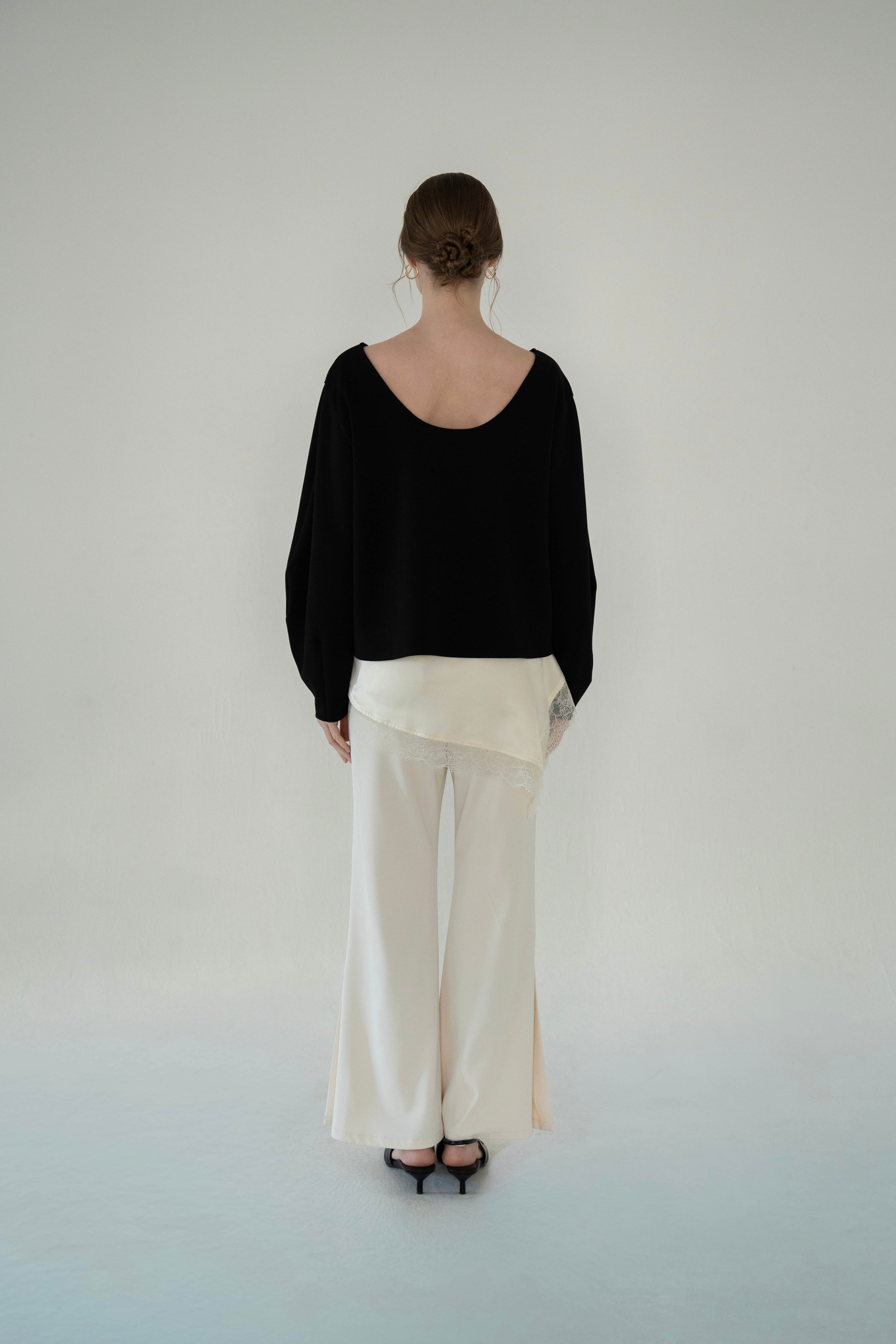 lace hem layered tops – Acka online store