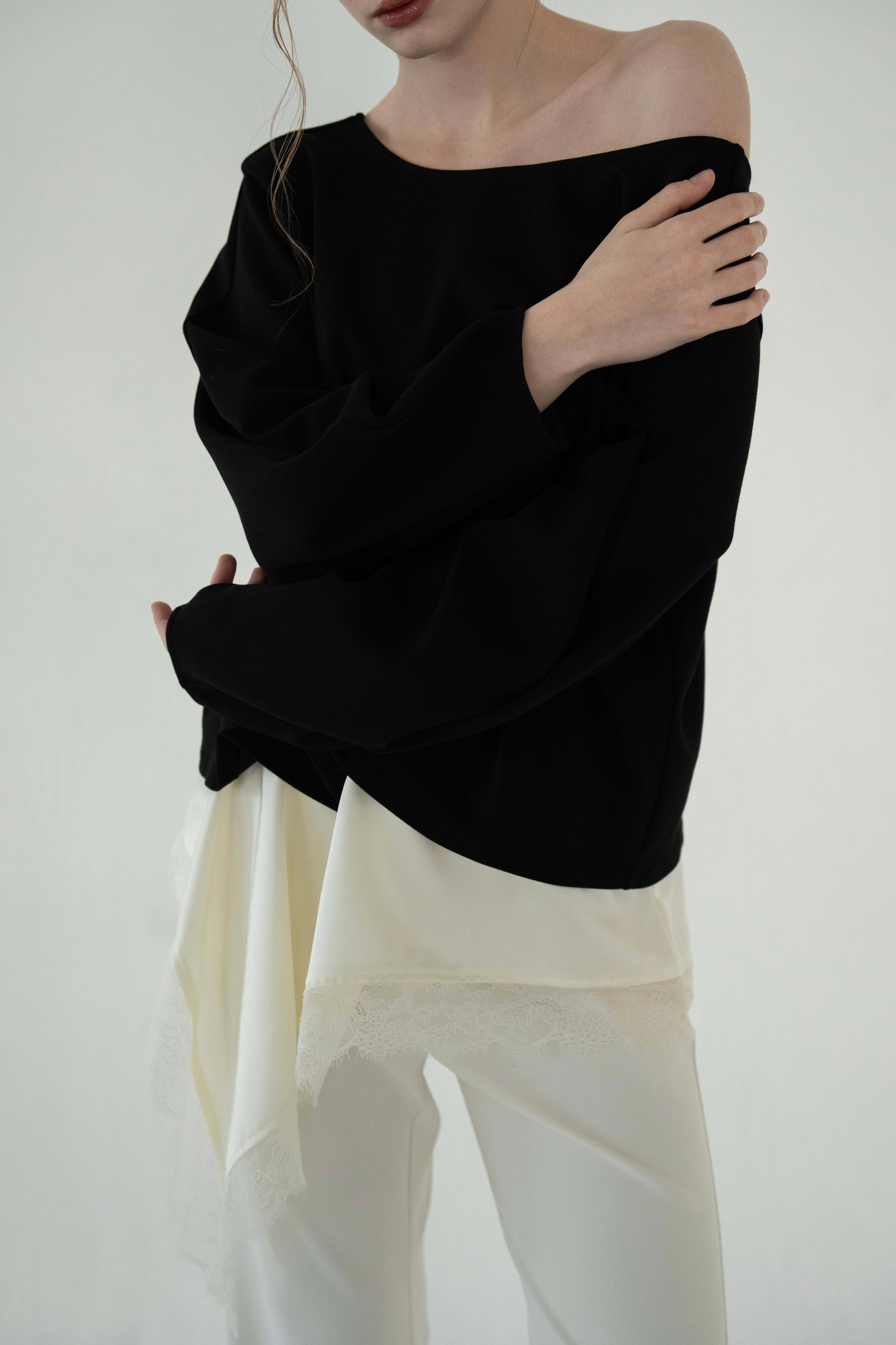 lace トップス Acka. hem store online Acka – tops layered トップス