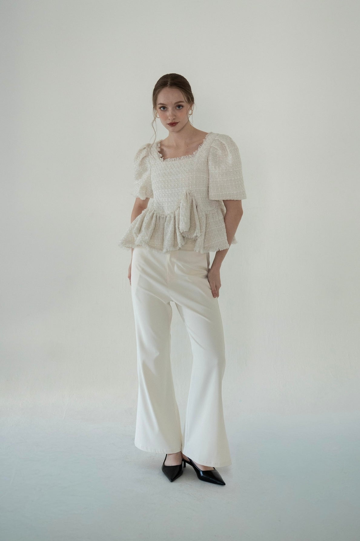 tweed peplum tops – Acka online store