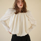 drape puff sleeve tops