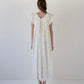 flower lace drape one-piece