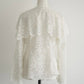 lace cape flare blouse