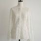 lace cape flare blouse