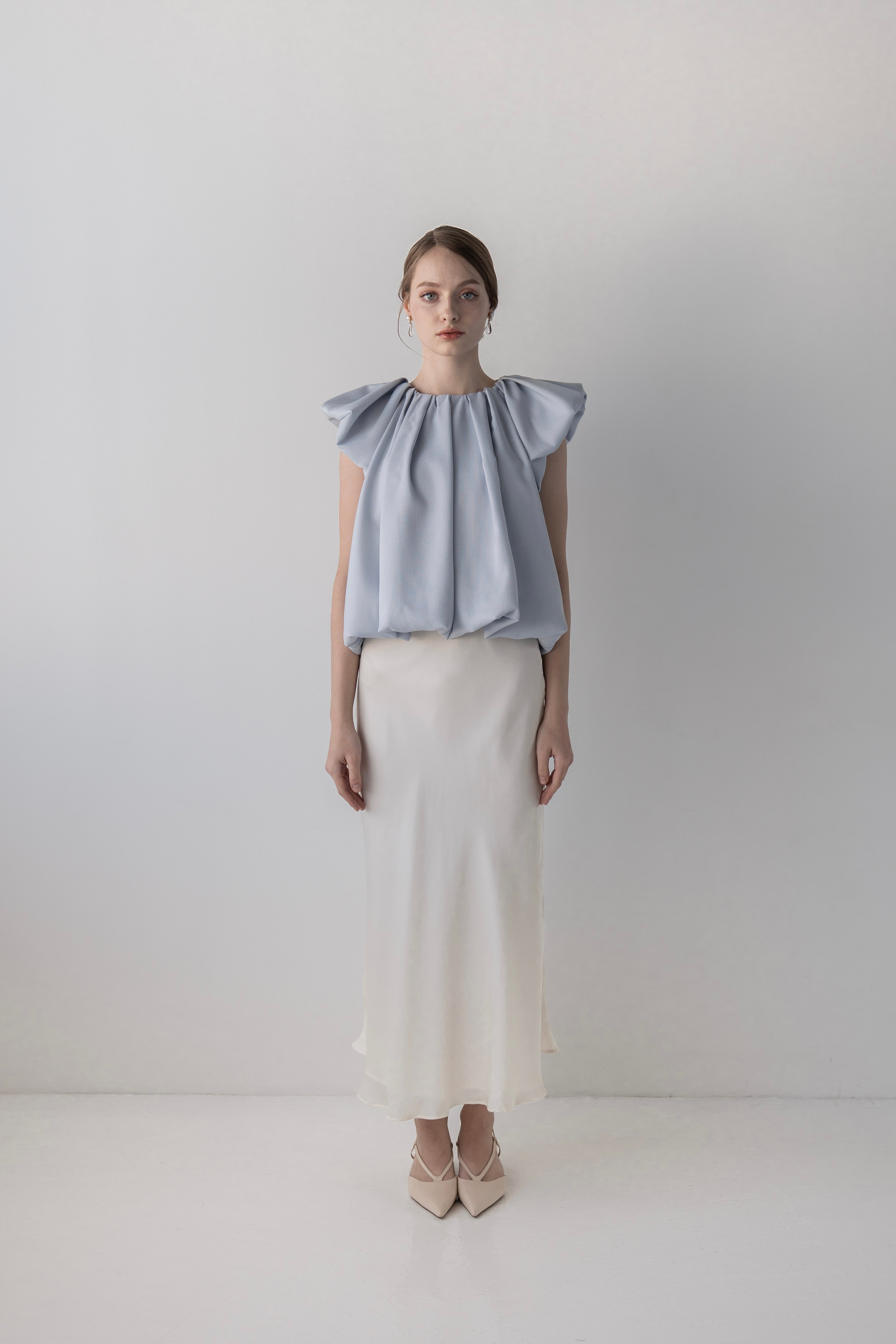 トップス acka / drape volume tops drape volume tops – Acka online store