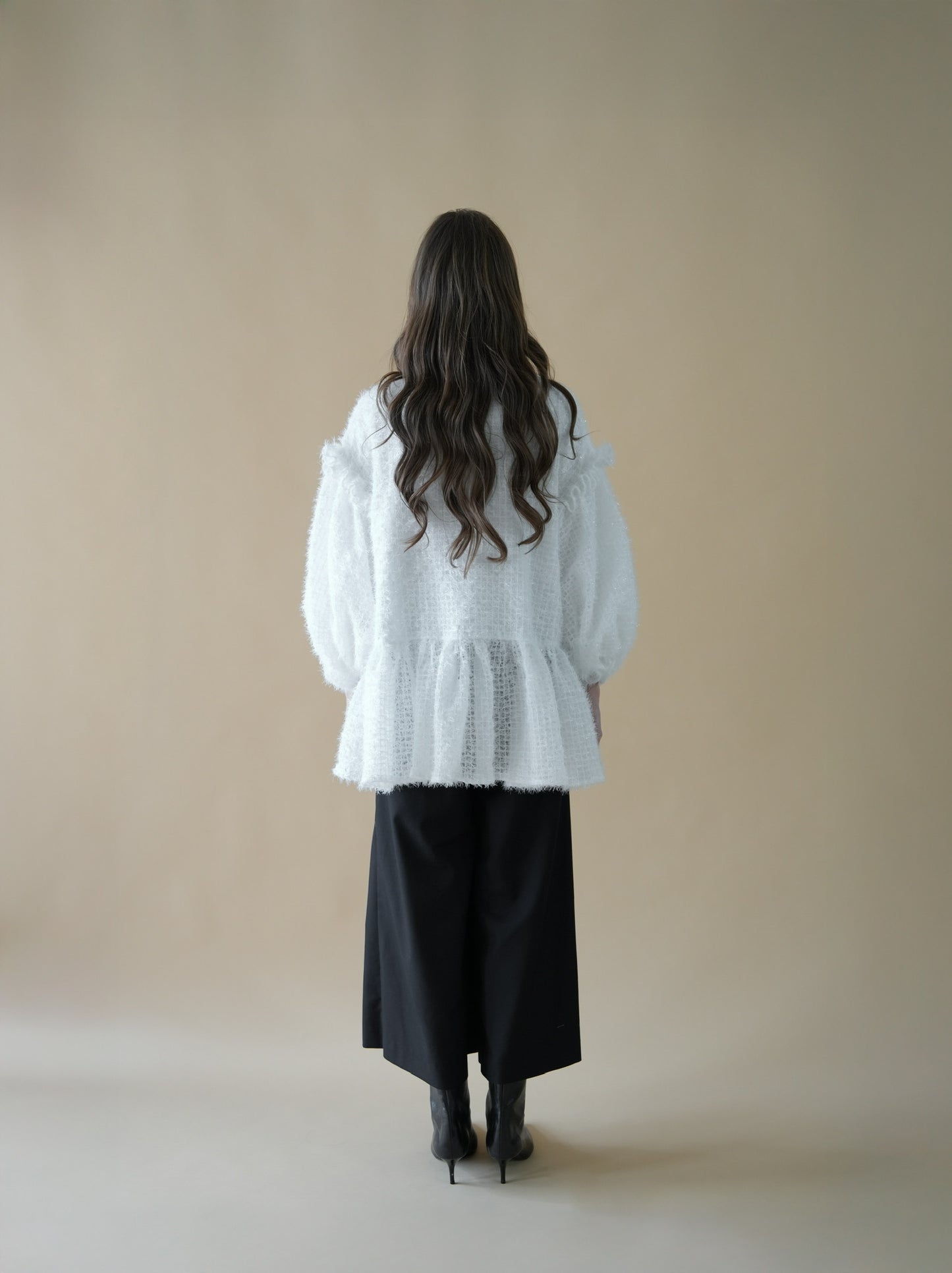fluffy volume blouse