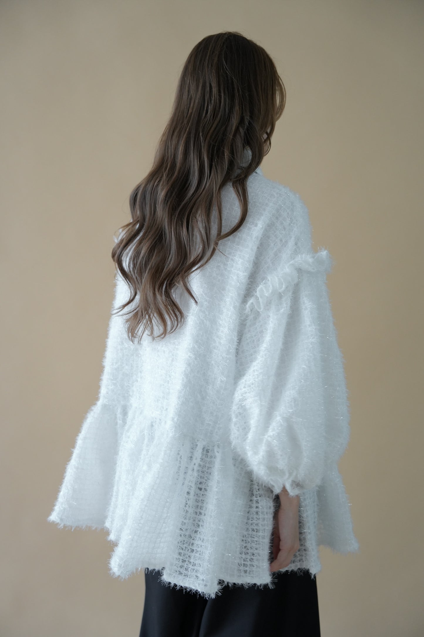 fluffy volume blouse
