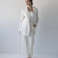 flower lace tailored  jacket