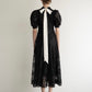 lace flare dress