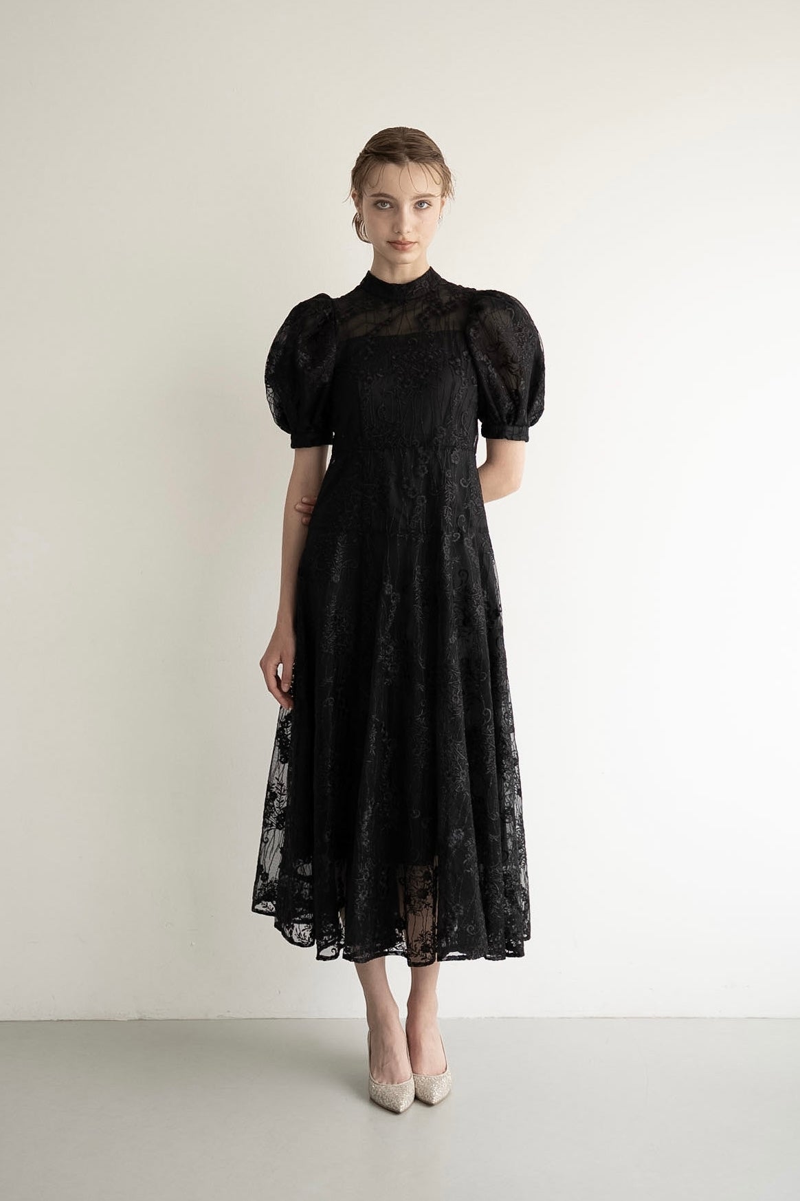 【新品未使用！札つき！】acka. lace flare dress size2 lace flare dress – Acka online store