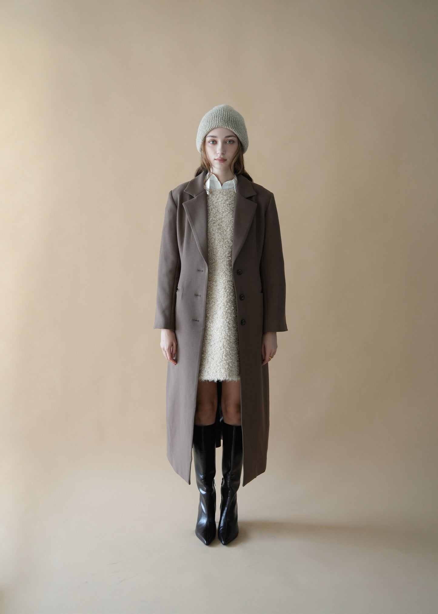 tailored long coat
