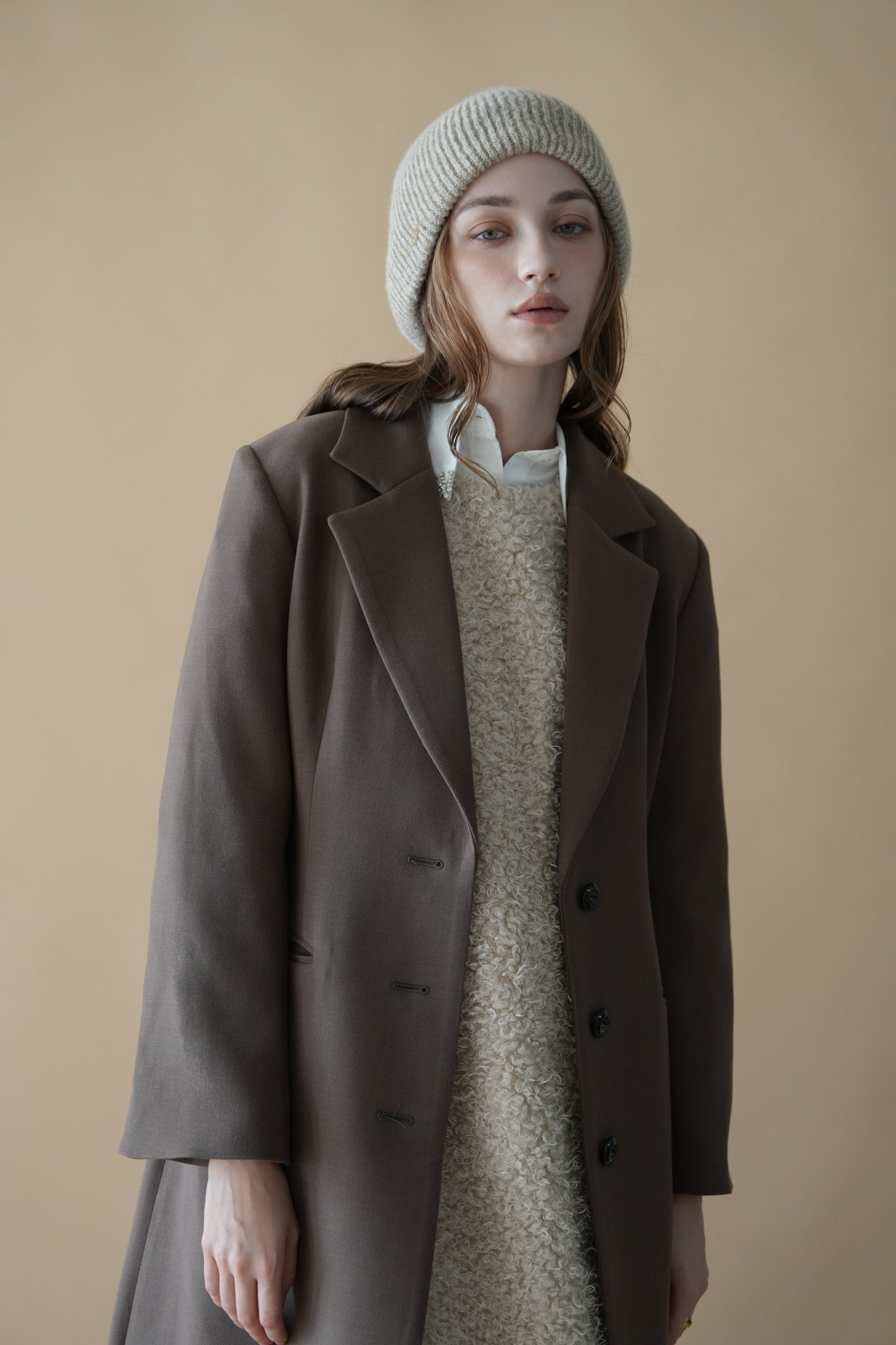 tailored long coat