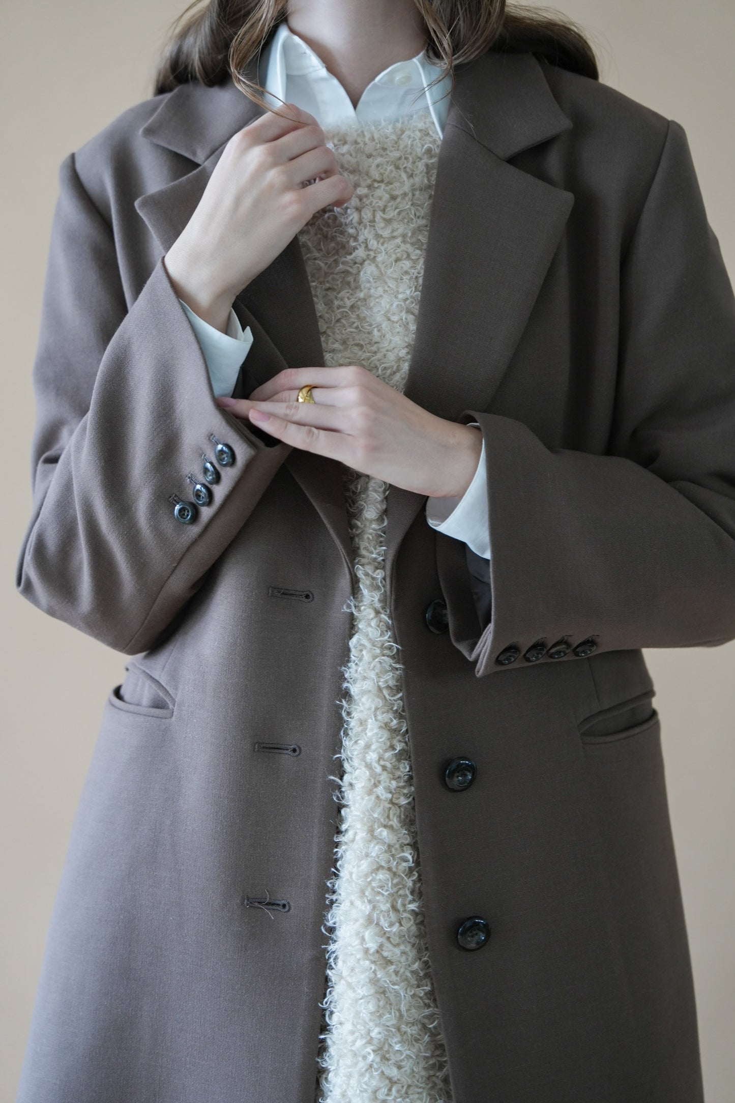 tailored long coat