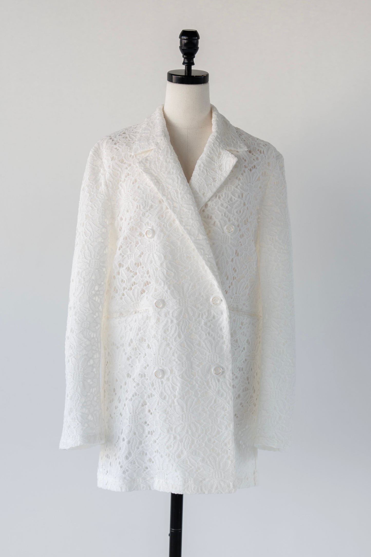 flower lace tailored  jacket