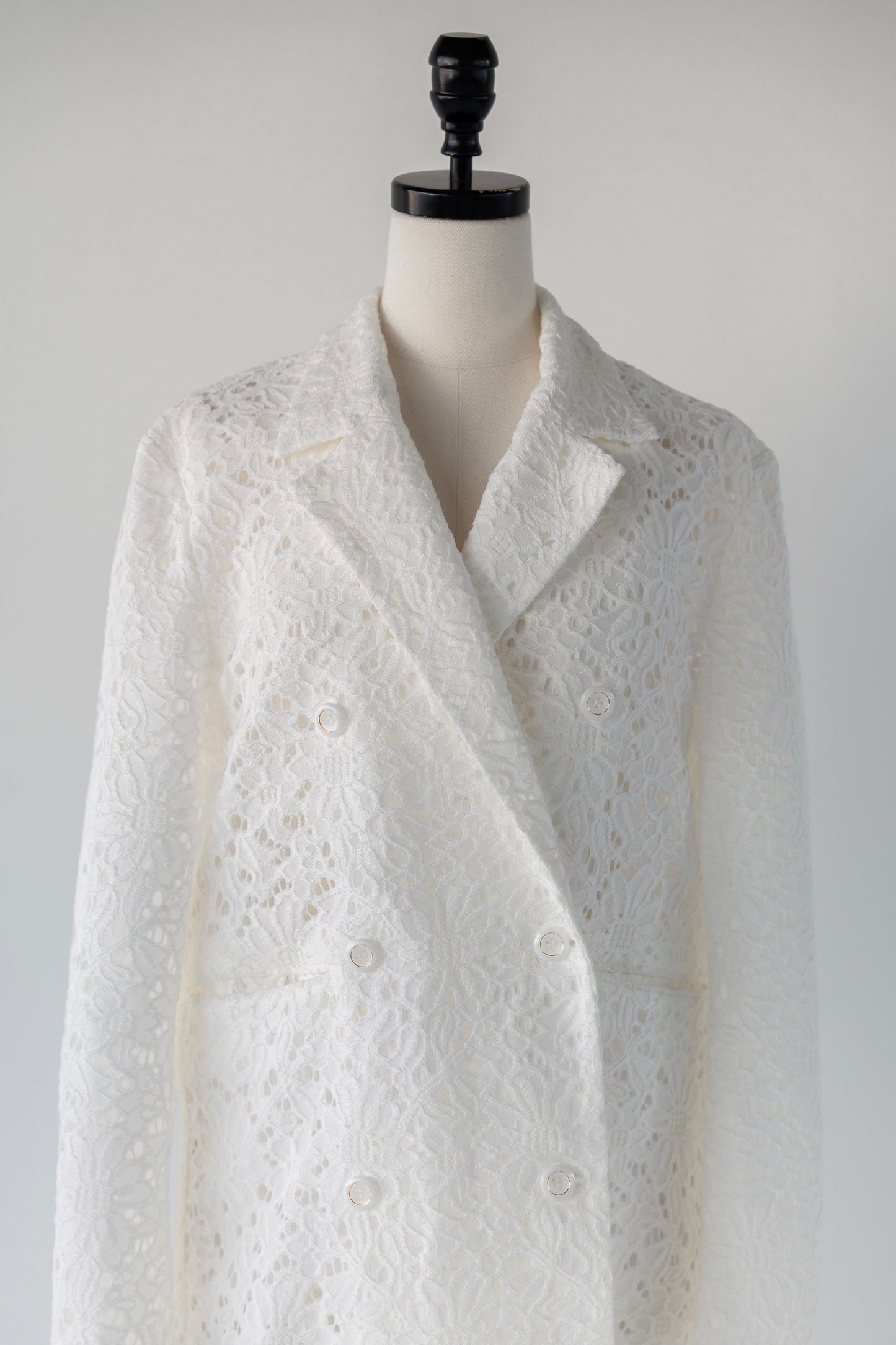 flower lace tailored  jacket