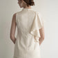 satin docking tulle one-piece