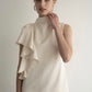satin docking tulle one-piece