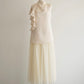 satin docking tulle one-piece