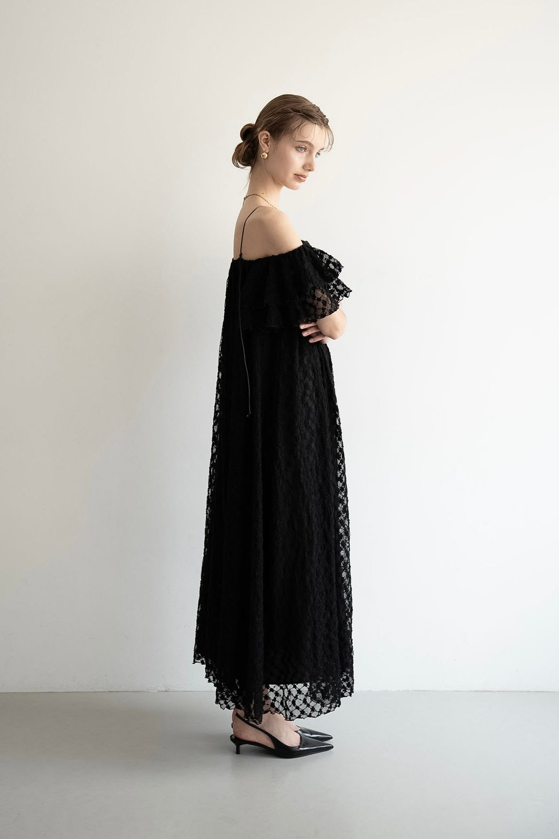 all lace cami one-piece