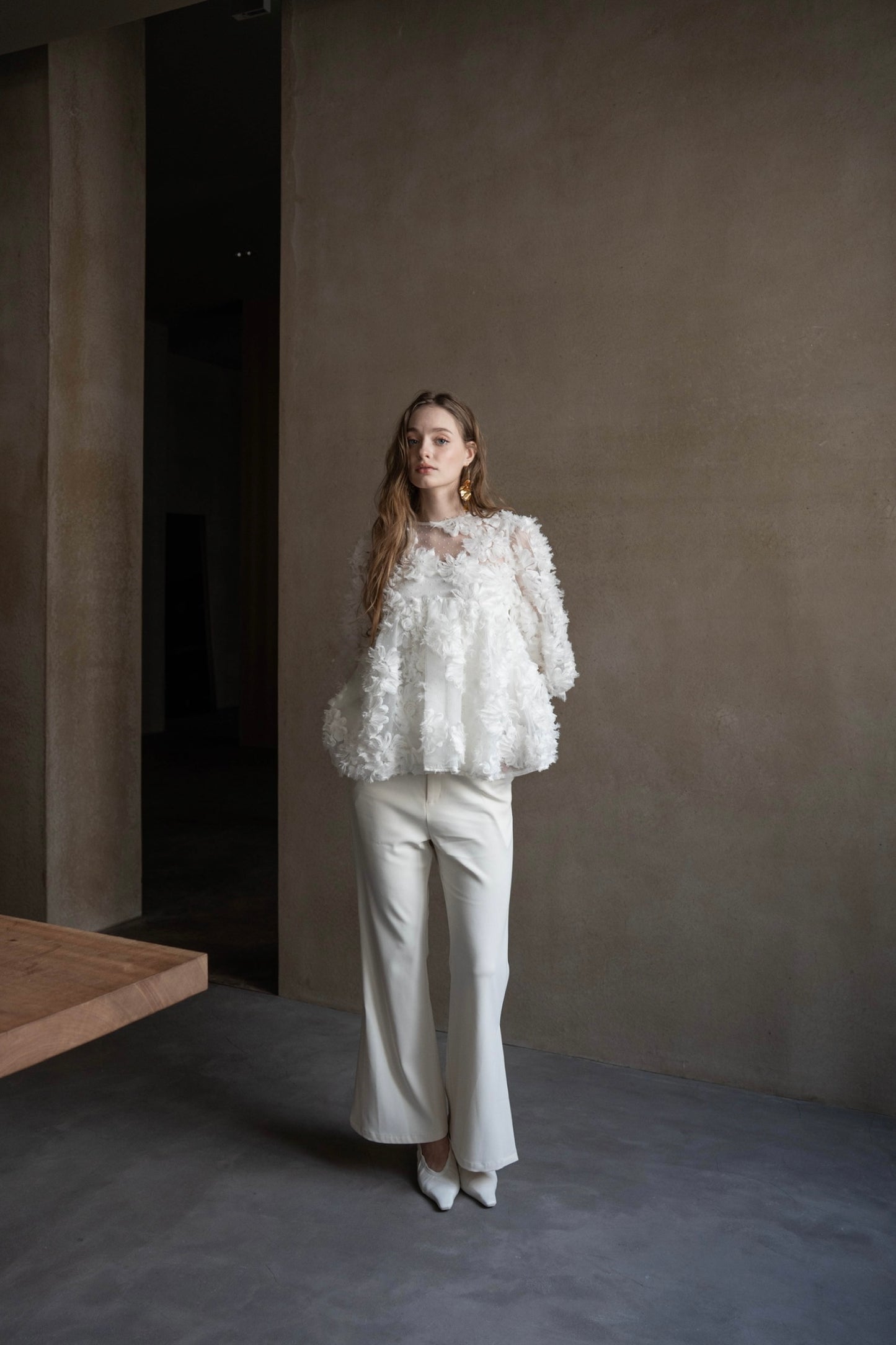 flower peplum blouse