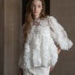 flower peplum blouse