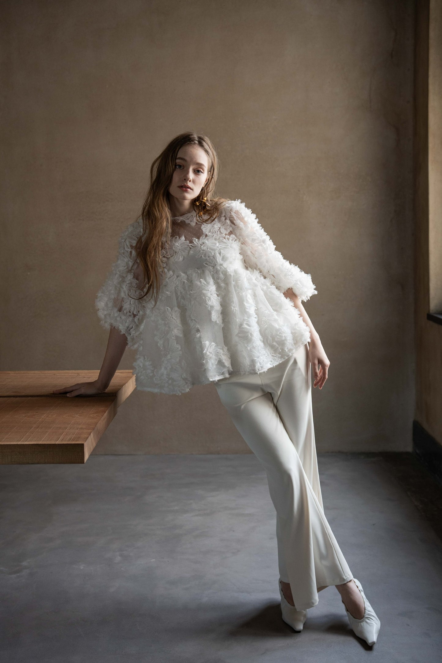 flower peplum blouse