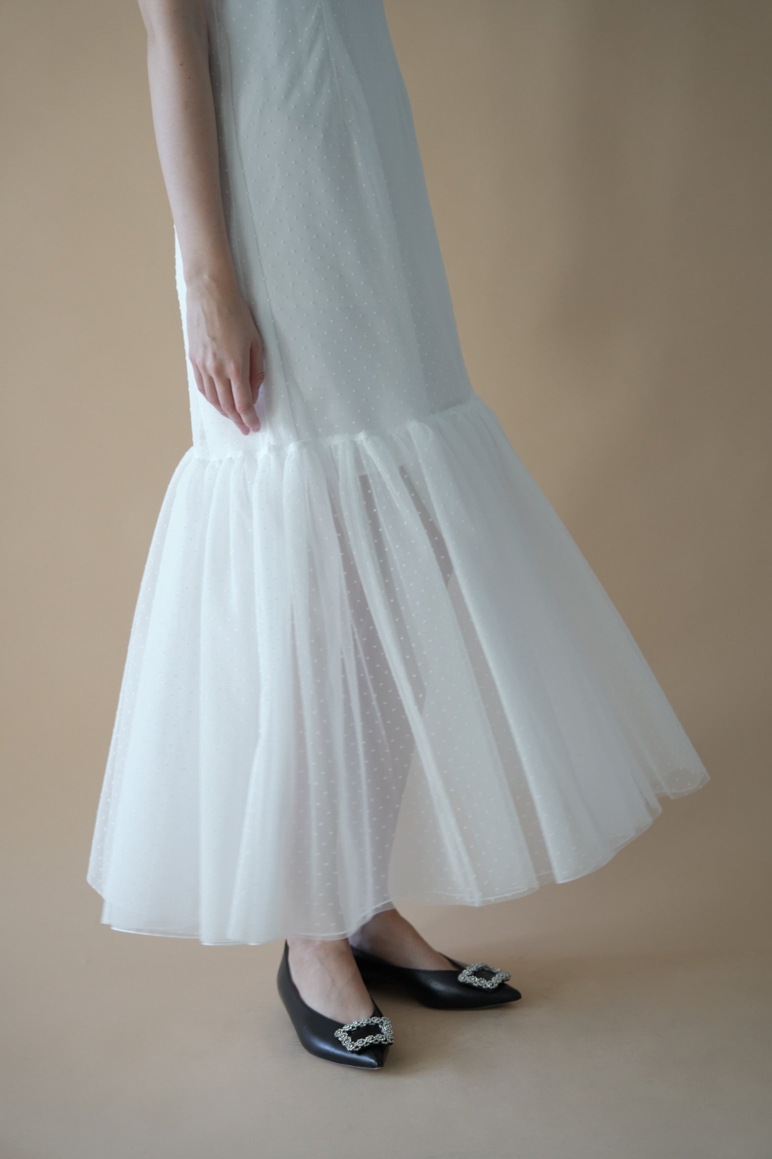 tulle dot mermaid dress – Acka online store